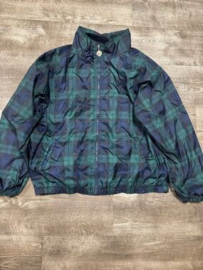 Jerzees Vintage Plaid Full Zip Jacket Size XL
